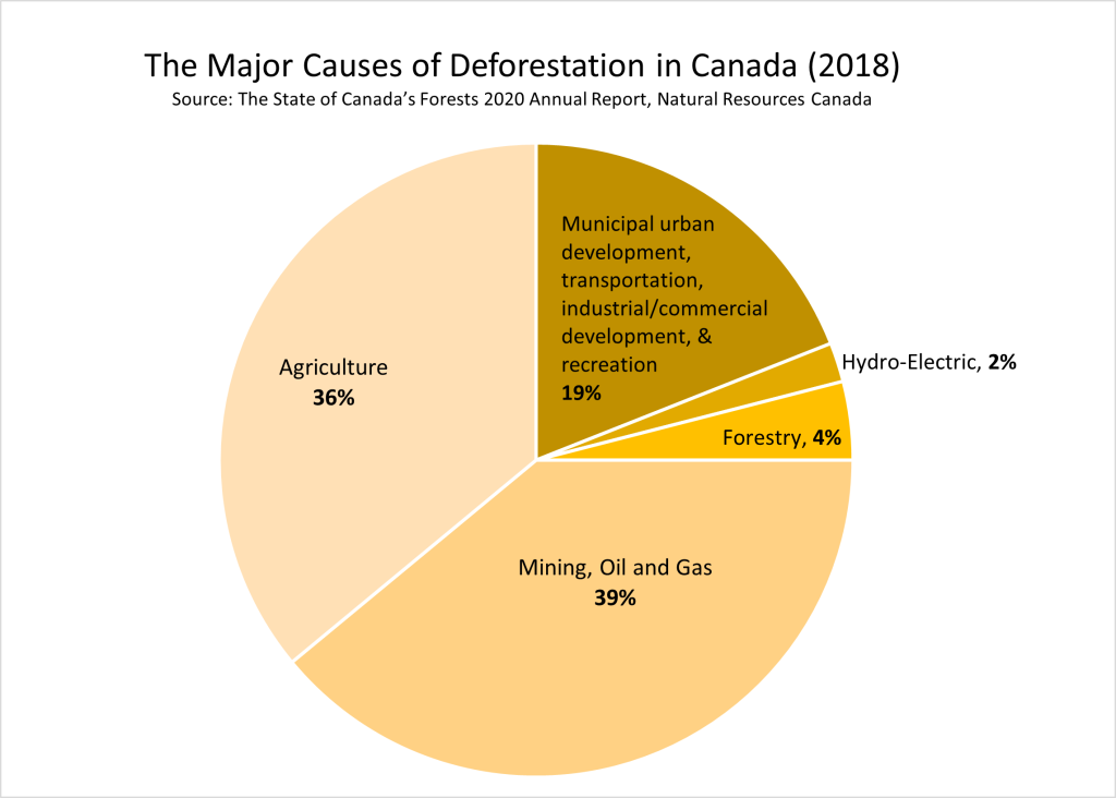 The Major Causes of Deforestation in Canada (2018)