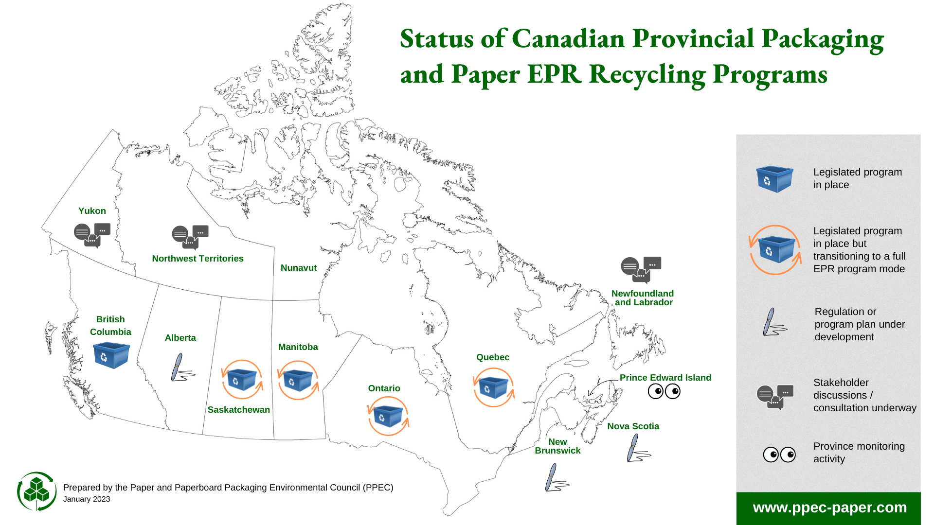 Extended Producer Responsibility EPR   EPR Map FINAL January2023 